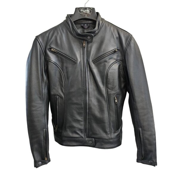 WOMEN'S MOTORCYCLE JACKETS, Black, Size Small, NEW - Picture 6 of 16